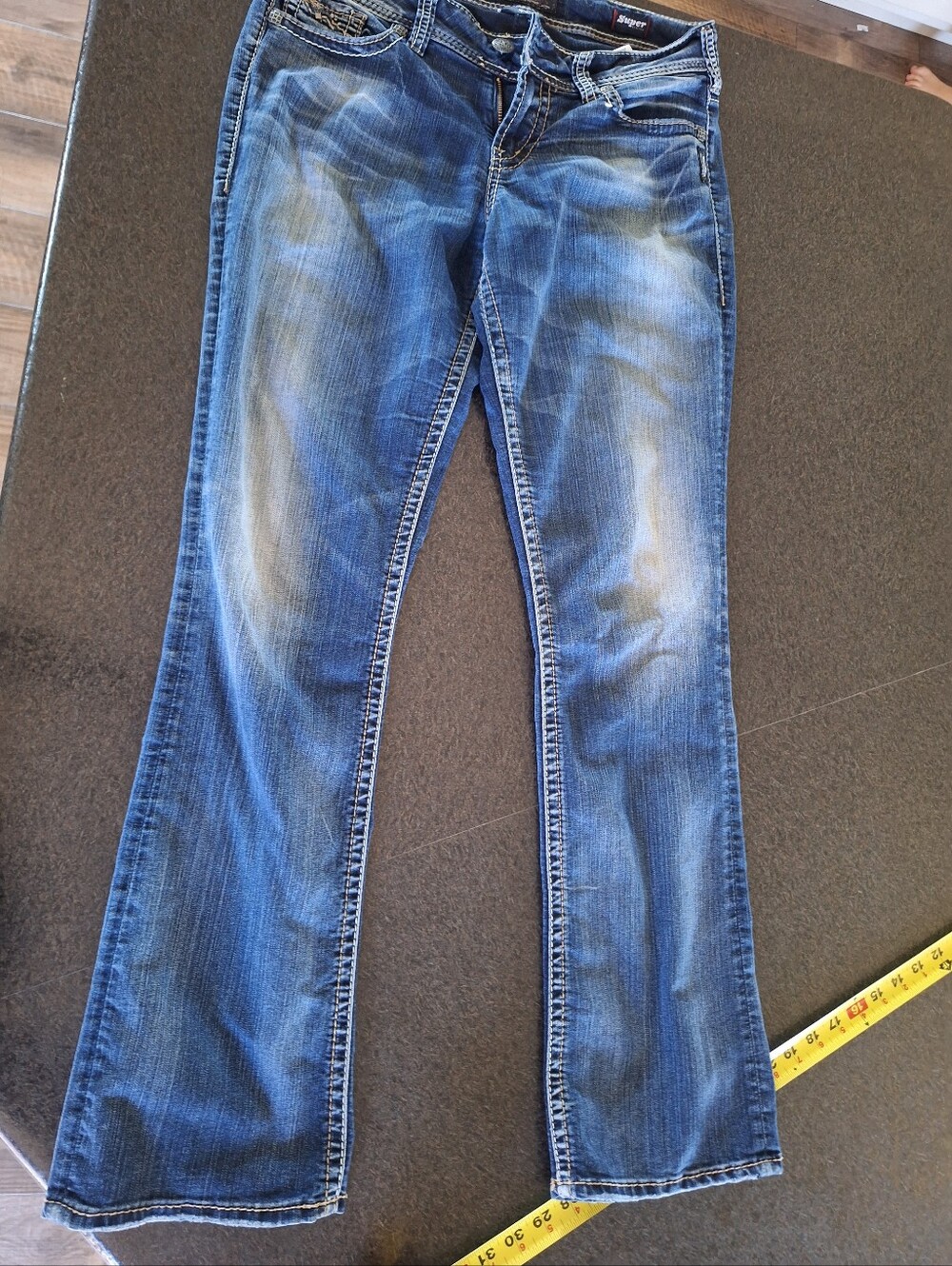 Silver Jeans Boot Cut Women's Jeans - Blue Faded Wash